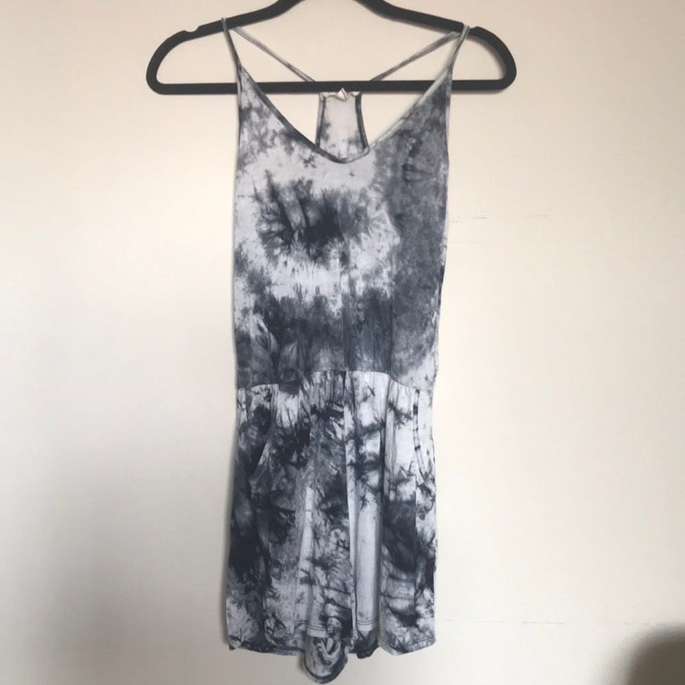 Racer back Tie Dye Romper